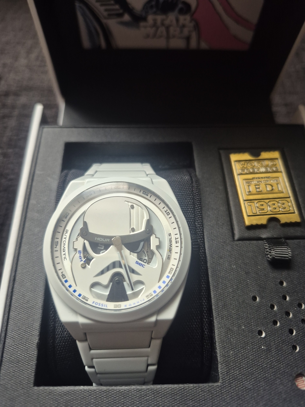 Fossil X Star Wars Stormtrooper Limited Edition Numbered Automatic Watch!